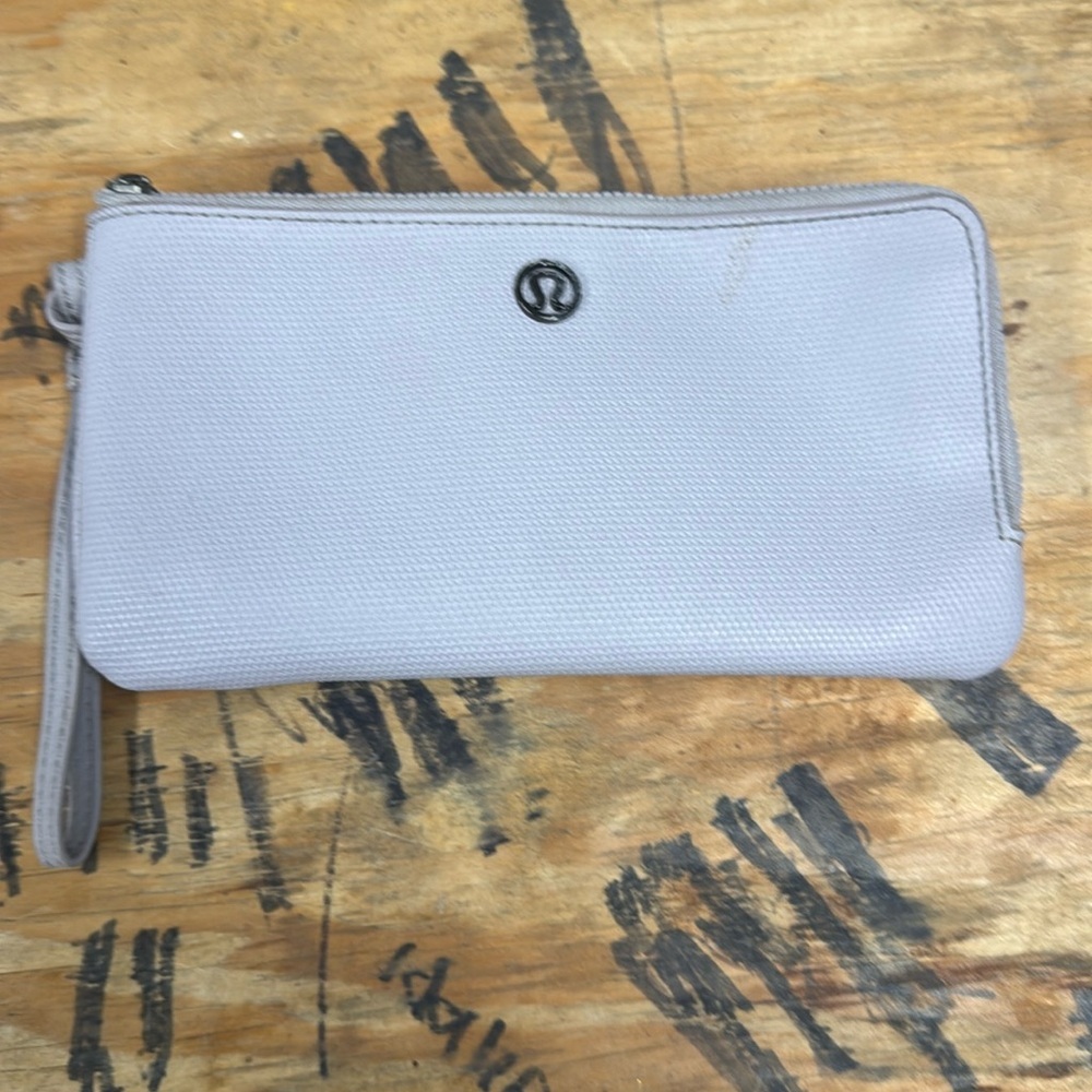 Lululemon light purple wristlet